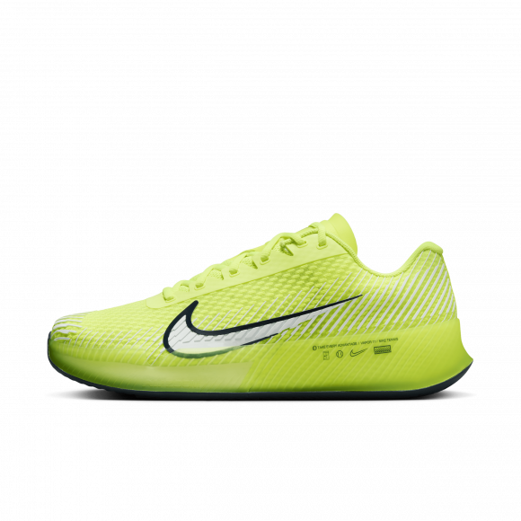 Chaussure de tennis pour terre battue NikeCourt Air Zoom Vapor 11 pour homme - Jaune - DV2014-700