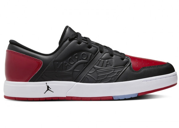 Jordan Nu Retro 1 Low Black White Varsity Red - DV5141-006