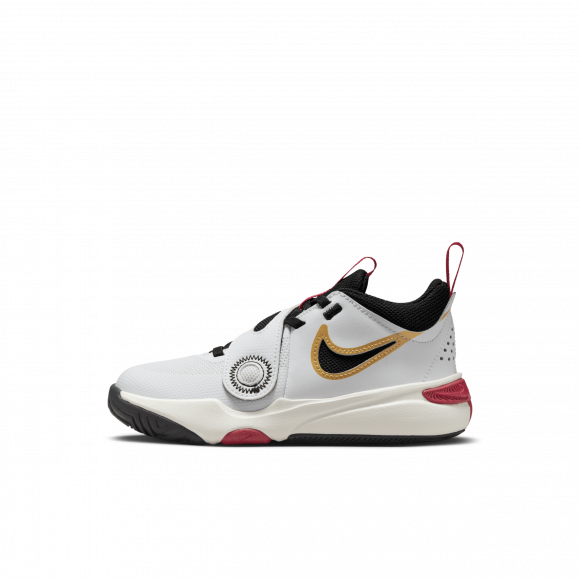 Nike Team Hustle D 11-sko til mindre børn - hvid - DV8994-104