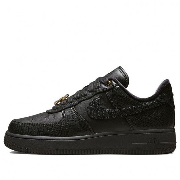 Nike (WMNS) Air Force 1 Low Anniversary Edition Low Tops Casual Skateboarding Shoes Black Skate Shoes DX6035-001 - DX6035-001
