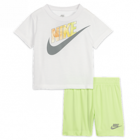 Nike Baby (12–24M) Hooded Romper - Green