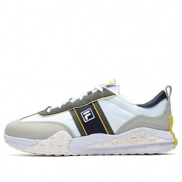 FILA Athletics Brick Shoes 'White Grey Yellow' - F12M211119FWP