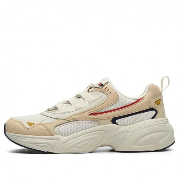 FILA Cube Running Shoes 'White Beige' - F12M216130FWS