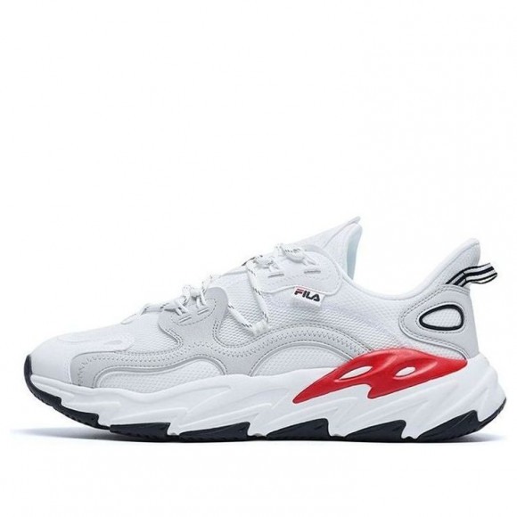 FILA Wave Low-Top Shoes 'White Red Grey' - F12M226112FBA