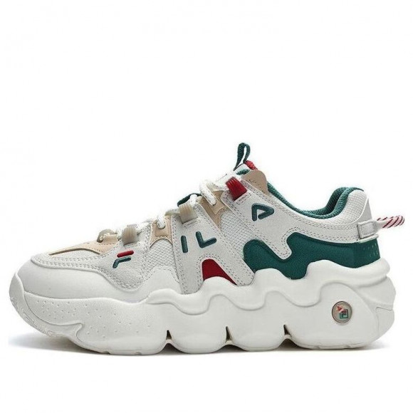 (WMNS) FILA Panini Xmas Shoes 'White Green Red' - F12M312113FSL