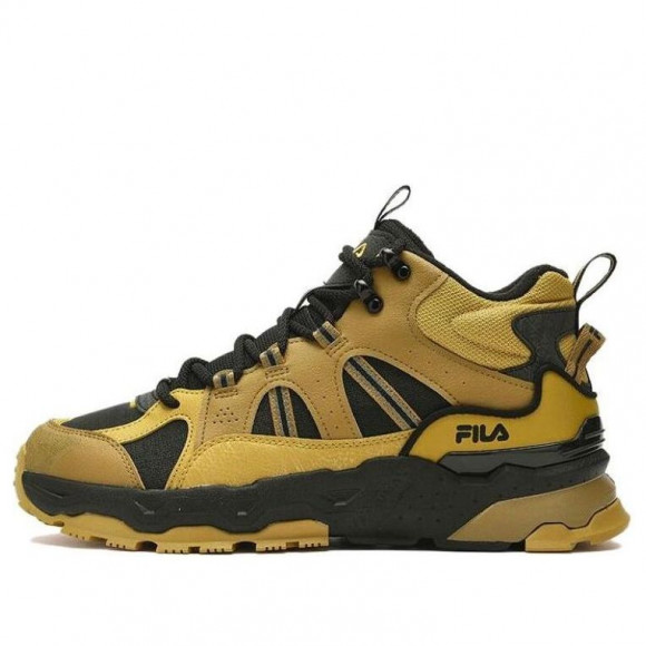 FILA Classic Court Shoes 'Black Yellow' - F12M342125FBH