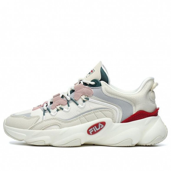 FILA (WMNS) Dad Shoe WHITE/PINK/GREEN Chunky Shoes F12W141105FWA - F12W141105FWA