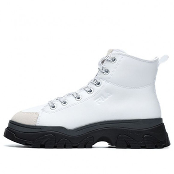 (WMNS) for fila Casual High Top Outdoor White Black - F12W144403FWT