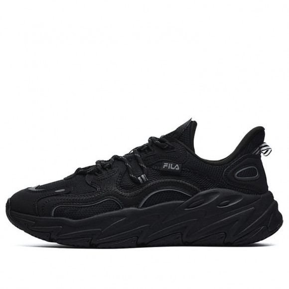 (WMNS) FILA Wave Low-Top Shoes 'Black' - F12W226112FBK