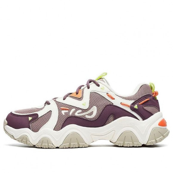 (WMNS) FILA Fluid 4 Cat Claw Fashion Shoes 'White Purple' - F12W242101FFC