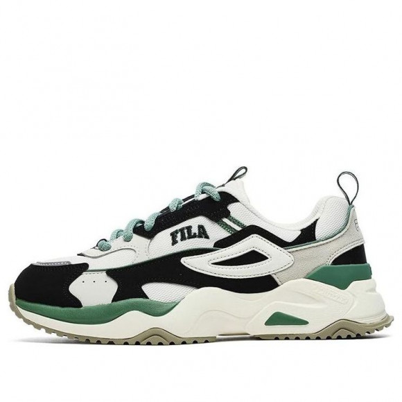 (WMNS) FILA Rayflide Athletic Shoes 'Black White Green' - F12W242121FWB