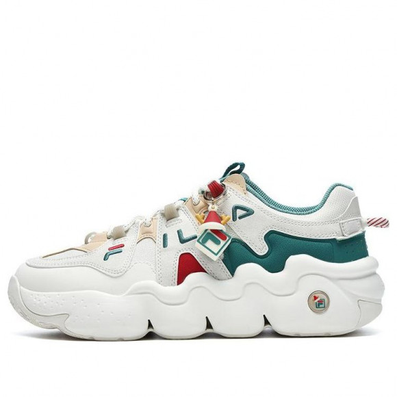 (WMNS) FILA Panini Xmas Shoes 'White Green' - F12W312113FSL