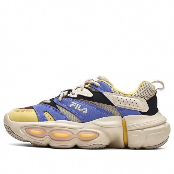 (WMNS) FILA ET Fashion Shoes 'Beige Bue Yellow' - F12W312120FTB