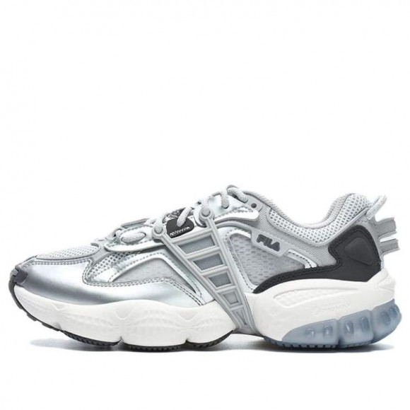 (WMNS) FILA Ladder Shoes 'Silver Grey Black' - F12W322101FVS