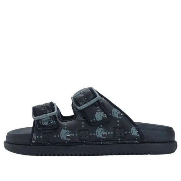 (WMNS) FILA Lucia Sandals 'Black Teal' - F12W322506FBA