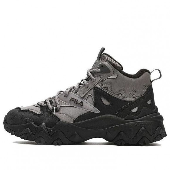 (WMNS) FILA Disruptor Mid High-Top Shoes 'Black Sky Grey' - F12W342127FDB