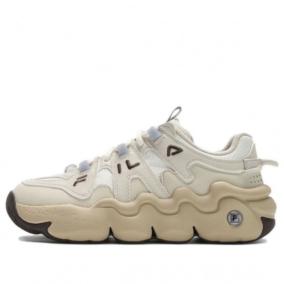 (WMNS) FILA Panini Running Shoes 'White Beige' - F12W412111FGW