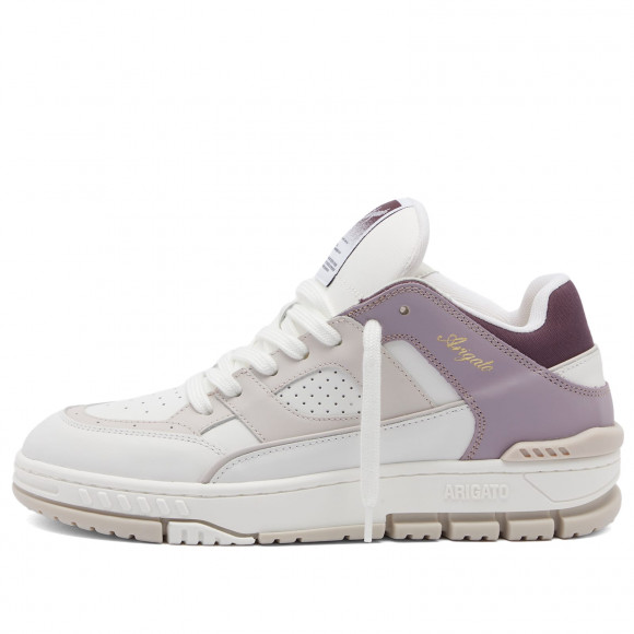 Axel Arigato Women's Area Lo Sneaker in White/Lilac - F2363004