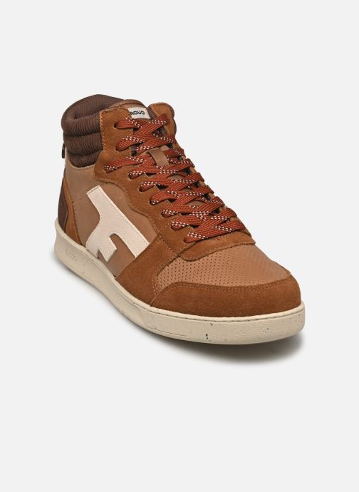 Baskets Faguo HAZEL MID BASKETS LEATHER SUEDE M pour  Homme - F24CG3210-CAM00-M