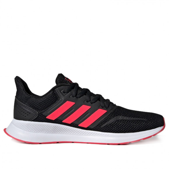 Adidas Neo Womens WMNS Runfalcon 'Shock See' Core Black/Shock Red/White  Marathon Running Shoes/Sneakers F36270 - adidas raleigh high tops girls  black - F36270