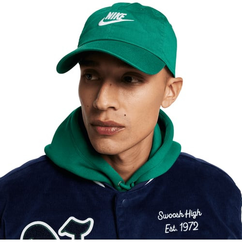 Nike U Nk Club Cap Washed Cap, Malachite/weiß - FB5368-365