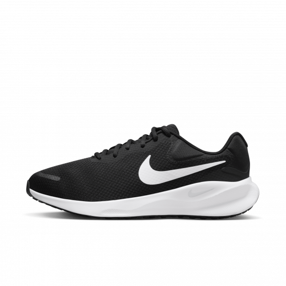 Męskie buty do biegania po asfalcie Nike Revolution 7 (szerokie) - Czerń - FB8501-002