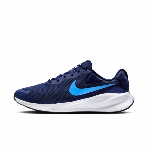 Nike Revolution 7 Men's Road Running Shoes (Extra Wide) - Blue - Recycled Content Minimum - FB8501-400