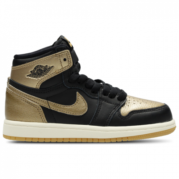 Sapatilhas Jordan 1 Retro High OG "Black and Gold" para criança - Preto - FD1412-071