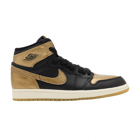 Air Jordan 1 Retro High OG GS 'Black Metallic Gold' - FD1437-071