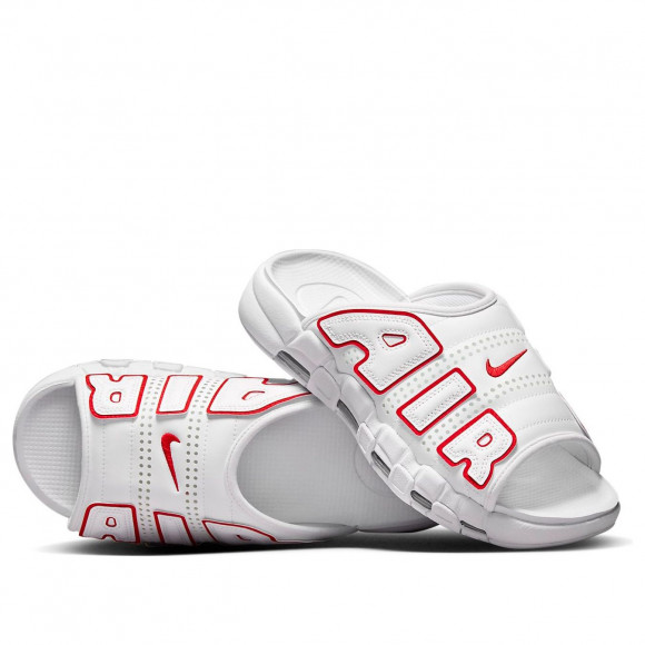 Air uptempo red and white online