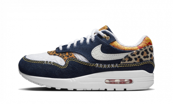 Nike Air Max 1 Premium Denim Leopard - FJ4452-432-CL