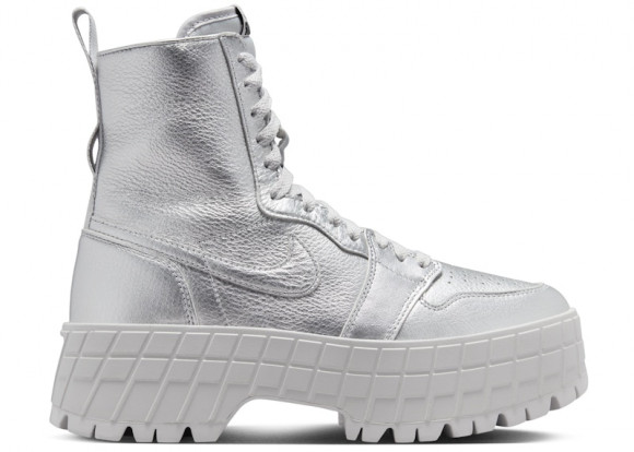 Jordan 1 Brooklyn Metallic Silver Neutral Grey (Women's) - FJ5737-002