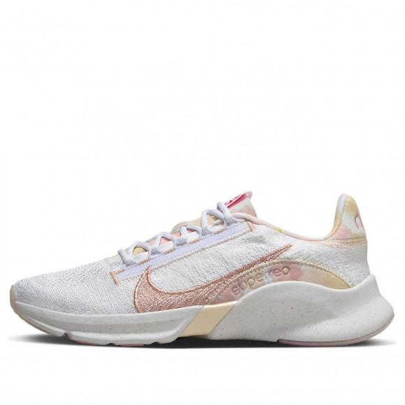 (WMNS) Nike SuperRep Go 3 Next Nature Flyknit Premium 'White Red Stardust' - FN6585-100