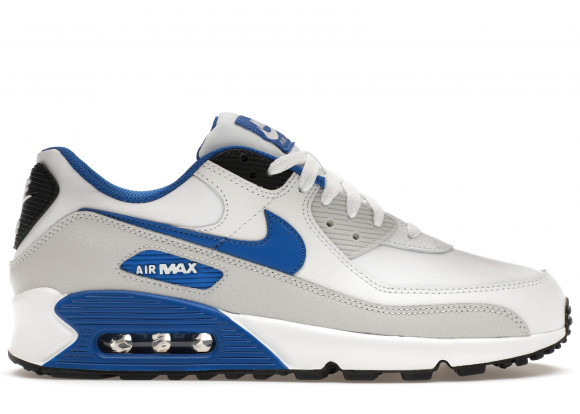 Air Max 90 Leather 'White Game Royal' - FN6843-100