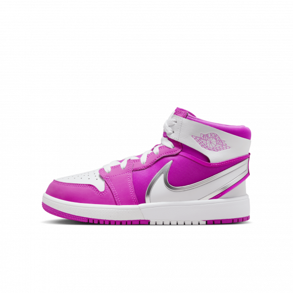 Sapatilhas Jordan 1 Mid RM EasyOn Júnior - Rosa - FQ1281-601