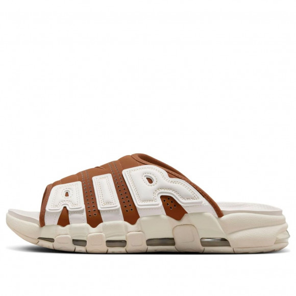 Nike Air More Uptempo Slides Mocha Brown