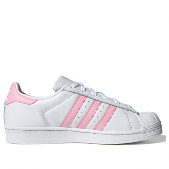 Adidas Womens WMNS Superstar 'True Pink' Footwear White/Pink/White Sneakers/ Shoes FU7444