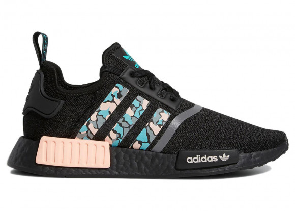 adidas NMD R1 STLT Primeknit Aqua Pink Camo - FV3853