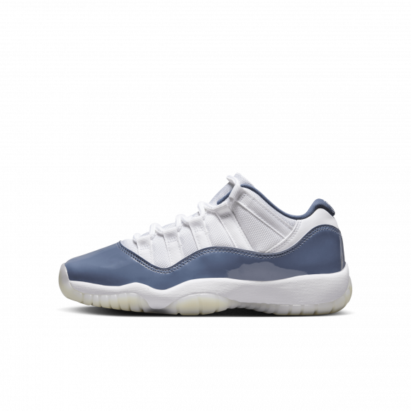 Buty dla dużych dzieci Air Jordan 11 Retro Low „Diffused Blue” - Biel - FV5121-104