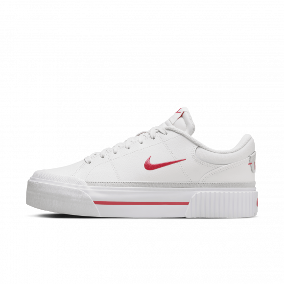 Nike Court Legacy Lift-sko til kvinder - hvid - FV5526-102