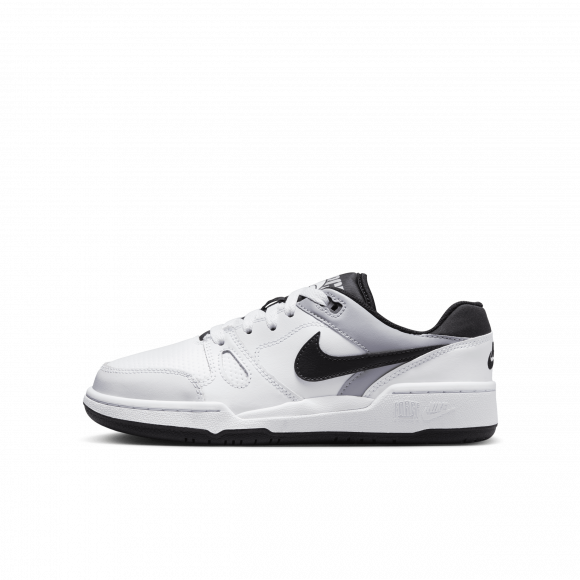 Nike Full Force Low-sko til større børn - hvid - FV5929-101