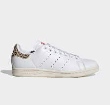 Op risico patroon Actuator Adidas Womens WMNS Stan Smith Leopard Cloud White/Scarlet/Chalk White  Sneakers/Shoes FV8080