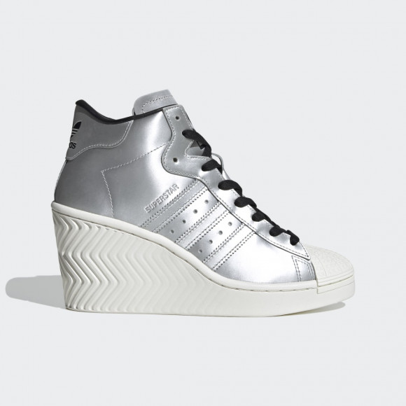 adidas superstar shoes silver metallic