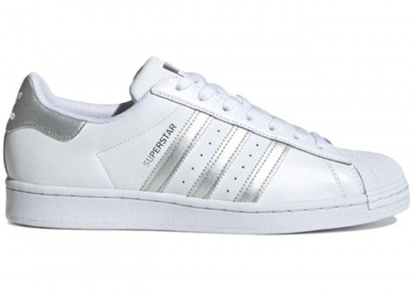 Adidas Superstar 'White Silver Metallic 