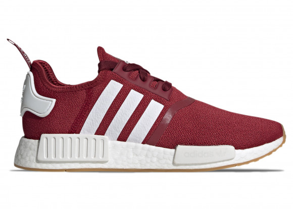 adidas Originals Chaussure NMD_R1 - Collegiate Burgundy / Cloud White / Gum, Collegiate Burgundy / Cloud White / Gum - FX6787