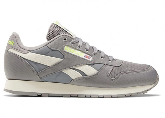 Reebok classic leather shoes - Spacer Grey / Classic White / Yellow Flare - Herren, Spacer Grey / Classic White / Yellow Flare - FY7550