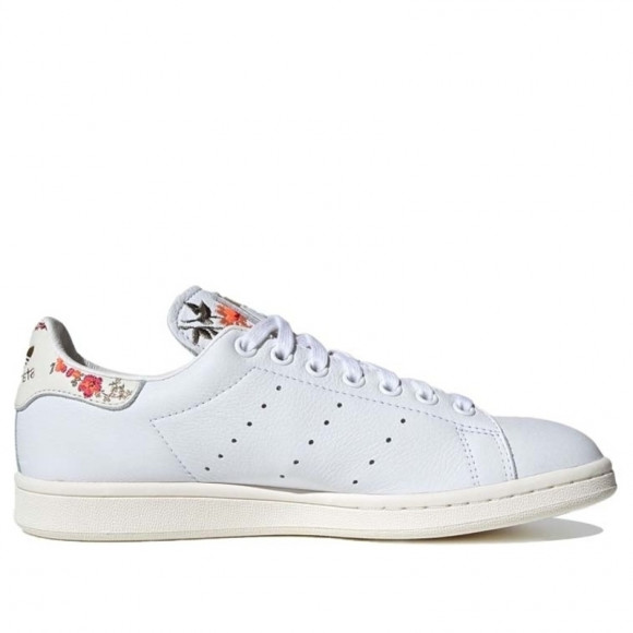 Adidas Womens WMNS Stan Smith 'Blossoms Cloud White/Cloud White/Off White Sneakers/Shoes FY8734