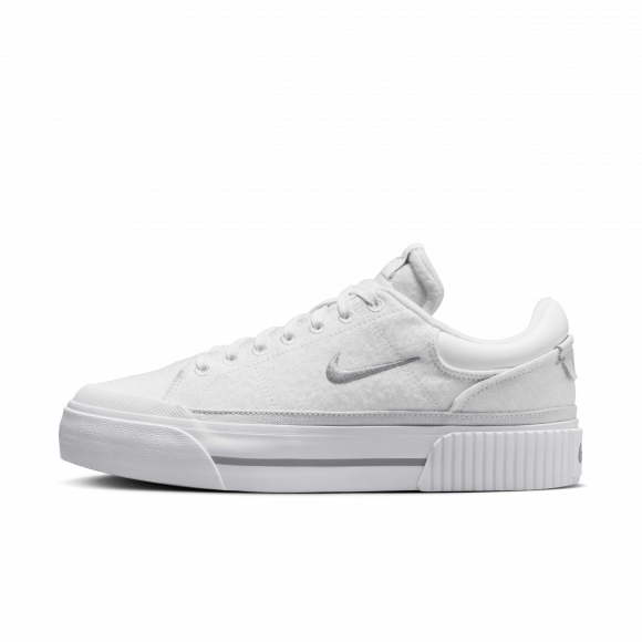 Nike Court Legacy Lift sko til dame - Hvit - FZ2606-100