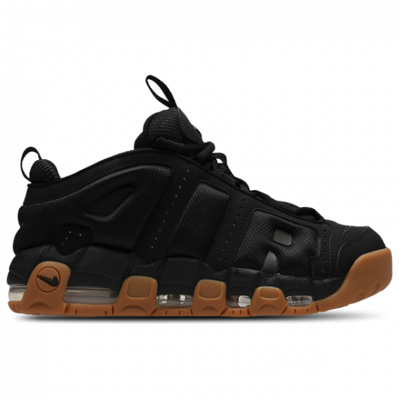 Nike Uptempo Men Shoes Black Size 6 Leather Foot Locker