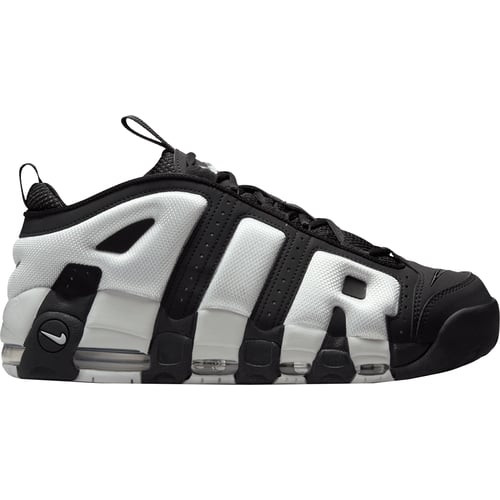 Nike Air More Uptempo Low Sneaker, Schwarz/photon Dust-metallic Silber - FZ3055